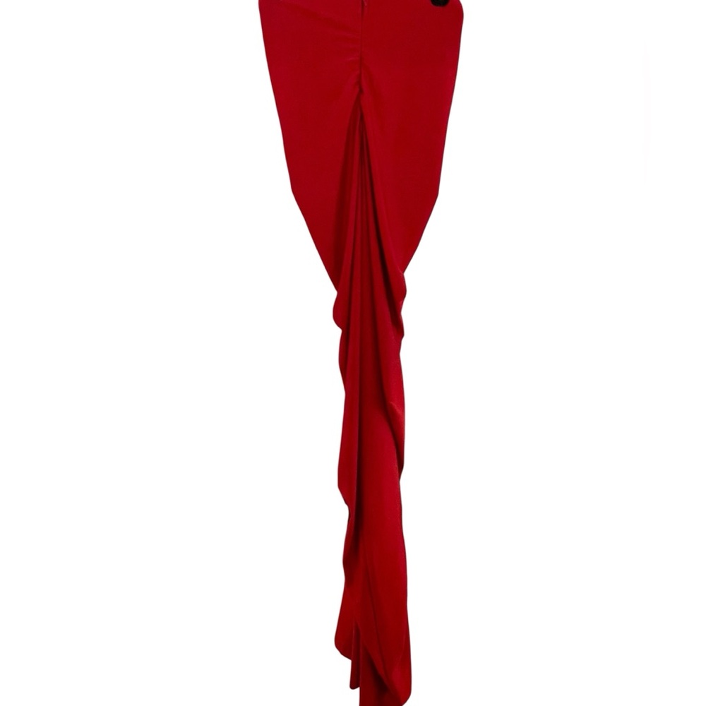 Mew Mews’ Allaire Strapless Ruched Satin Maxi Dress (L) - Picture 5 of 8